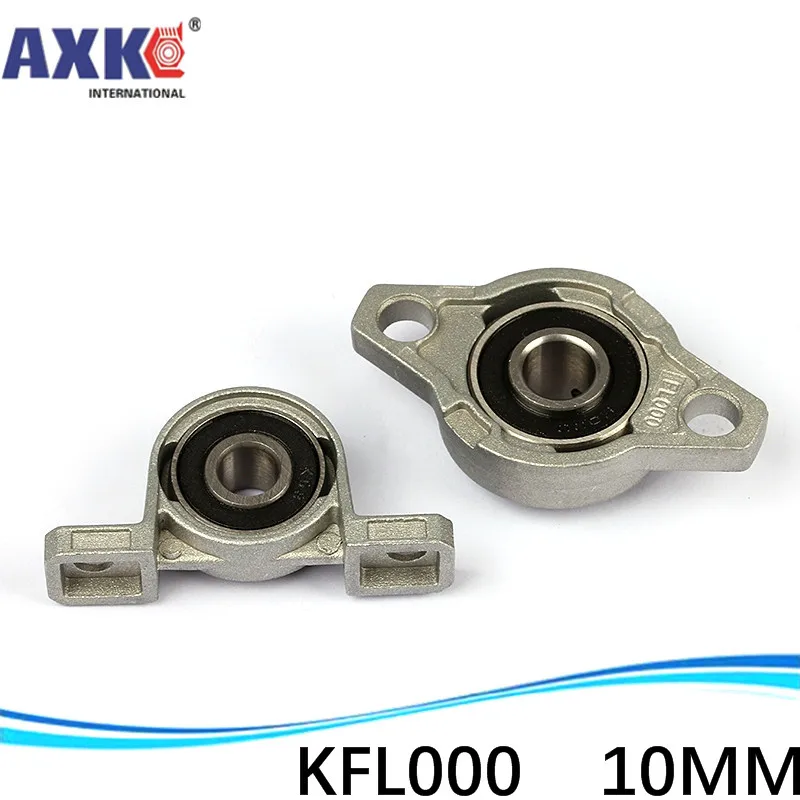 10 mm caliber zinc-aluminum alloy bearing KFL000 flange bearing with pillow block wholesale free shipping