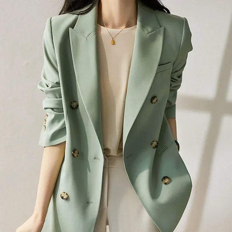 Blazer Woman Solid Fashion 2025 Outerwears New Arrivals Jacket Collection Youthful Clothes Trend High Quality In Coats for Women