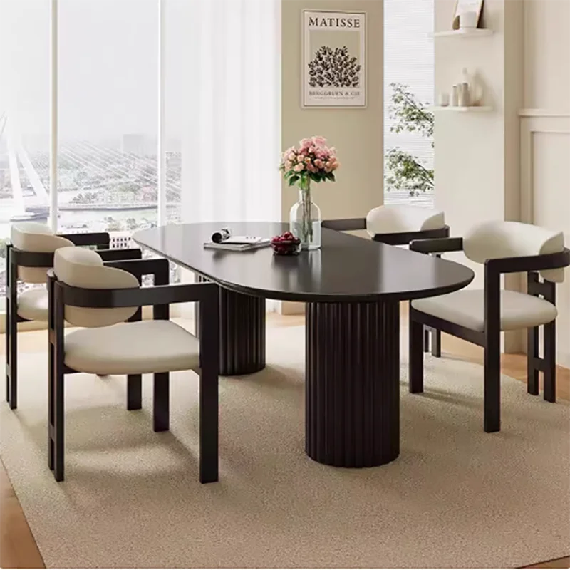 Juego de 2 sillas de comedor de lujo, cómoda sillón de belleza, sillas de comedor estéticas, tumbonas elegantes europeas, muebles de dormitorio