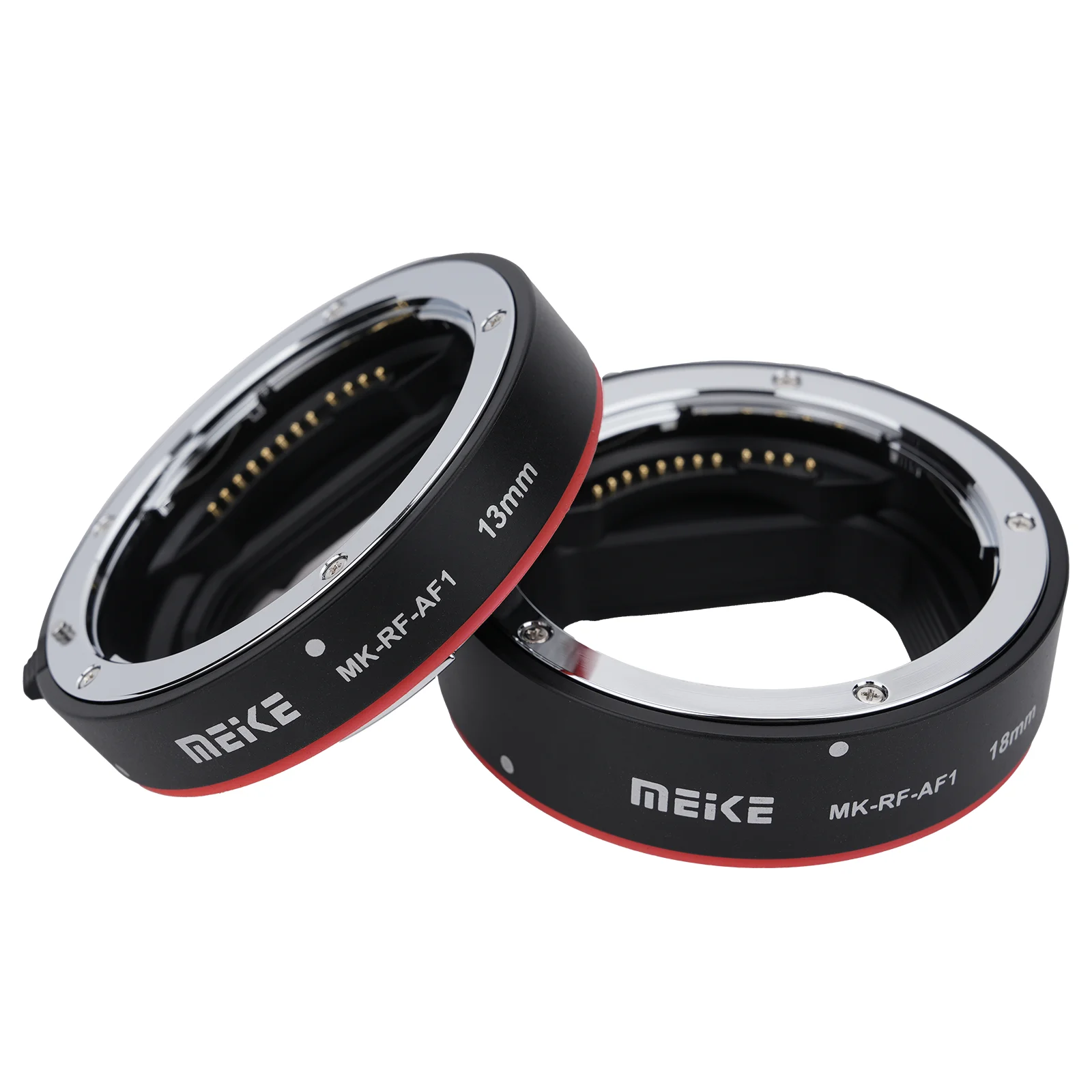Meike MK-RF-AF1 Metalowa tuba przedłużająca AF Macro z automatycznym ustawianiem ostrości, pierścień adaptera 13mm 18mm do aparatów Canon EOS-R, EOS-RF, EOS-RP. — zdjęcie produktu 2