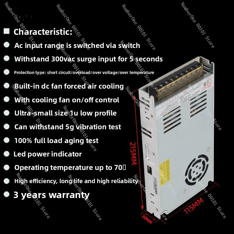Single Output 24V Switching Power Supply 450W for Coffee Machine Massage Chair LED Screen Light