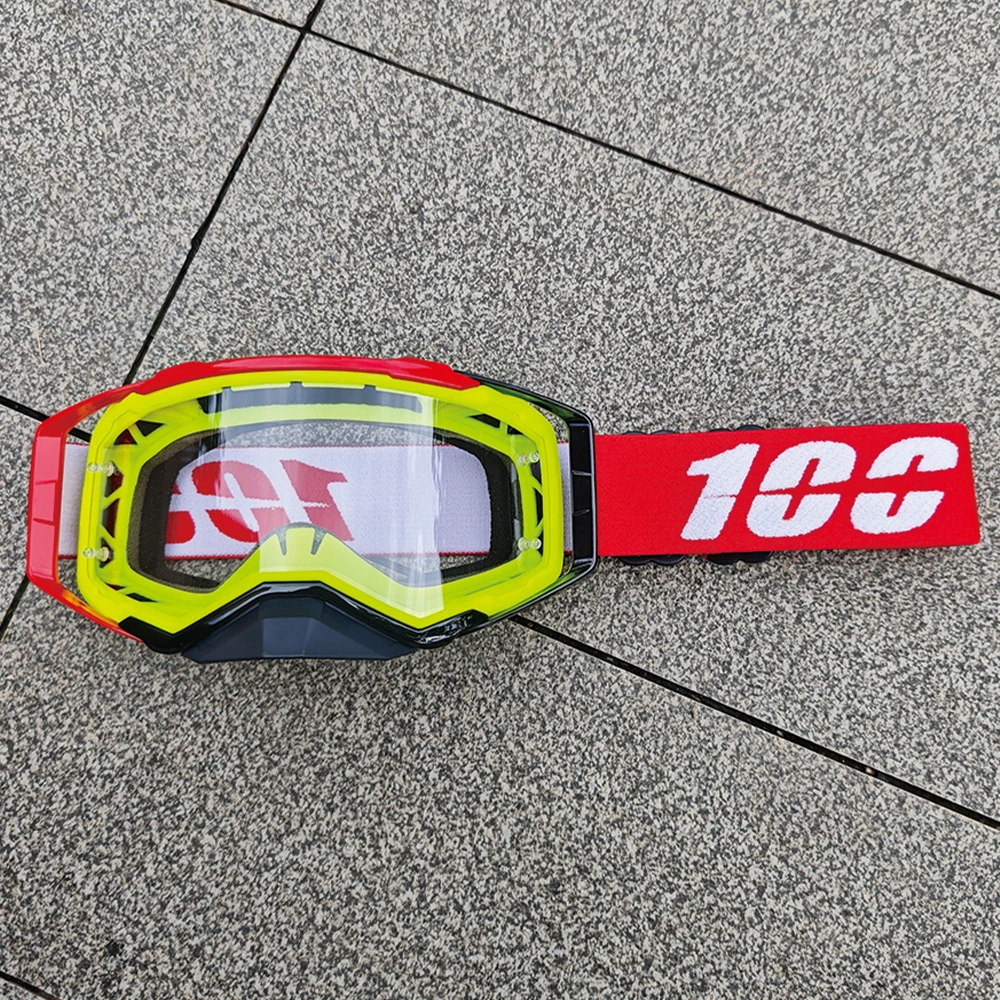 

100, модные внедорожные спортивные очки высокой четкости, защитные для велосипеда, квадроцикла, BMX, для мужчин и женщин, дышащие, пылезащитные