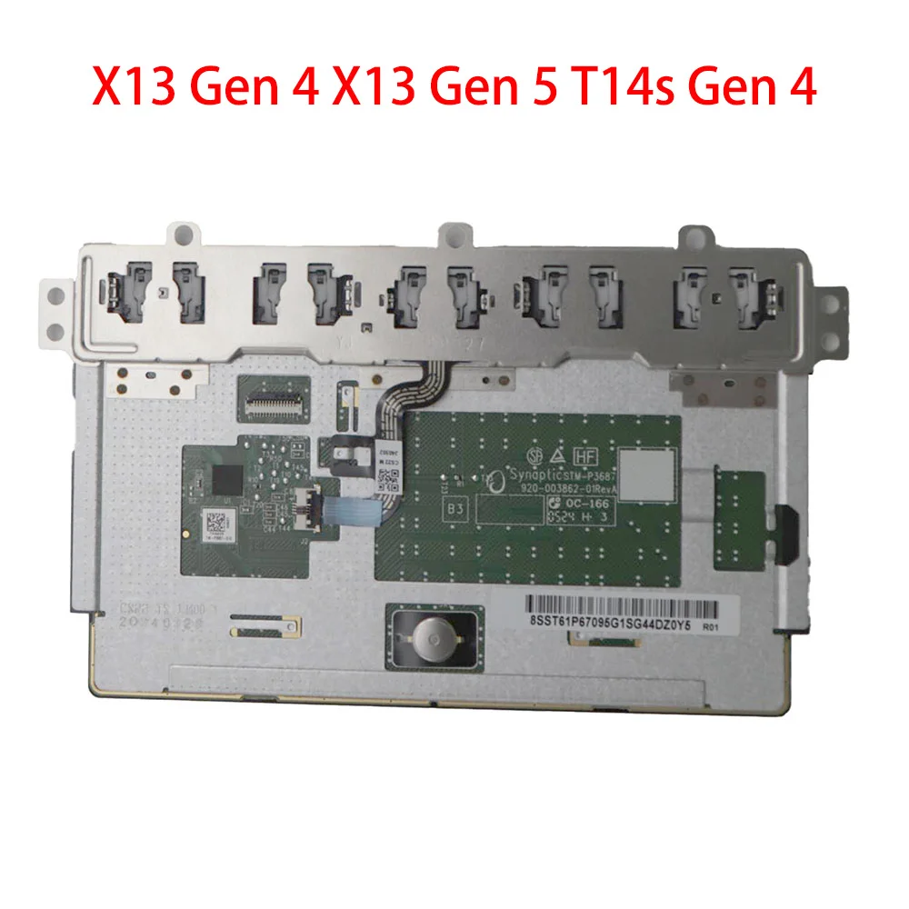 Laptop Touchpad For Lenovo For ThinkPad X13 Gen 4 T14s Gen 4 5T61P67202 5T61P67199 5T61P67198 5T61P67197 Black Without NFC New