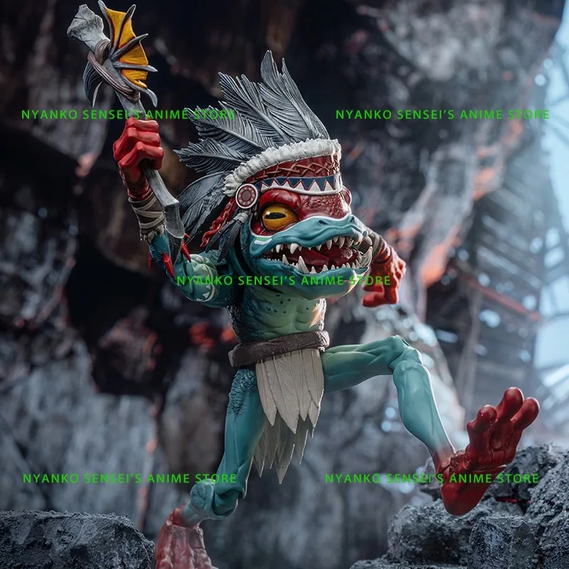 

In Stock Gray Knight Merman Tribe Blade Tide Warrior Abyss Shooter Wave Chieftain Trendy Action Figure Anime Model Collectible