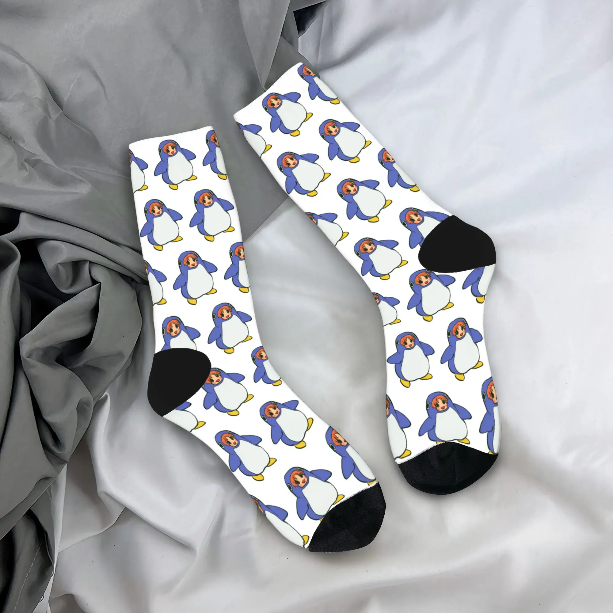 Azumanga Daioh Character Stockings  Pattern Elegant Socks Spring Anti Sweat Socks Men Running Warm Soft Socks