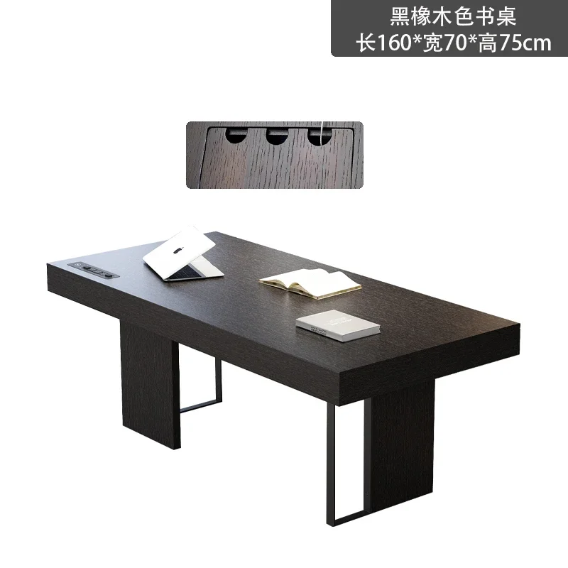 Luxury Minimalist Modern Computer Desk Home Solid Wood Drawer Designer Office Crafting Desk Mesa De Escritorio Office Furniture