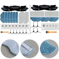 For EZVIZ RE4 Plus/ RE5 Plus Vacuum Cleaner Main Brush Filter Mop Wipe Dust Bag Side Brushes Vacuum Cleaner Accessories ﻿