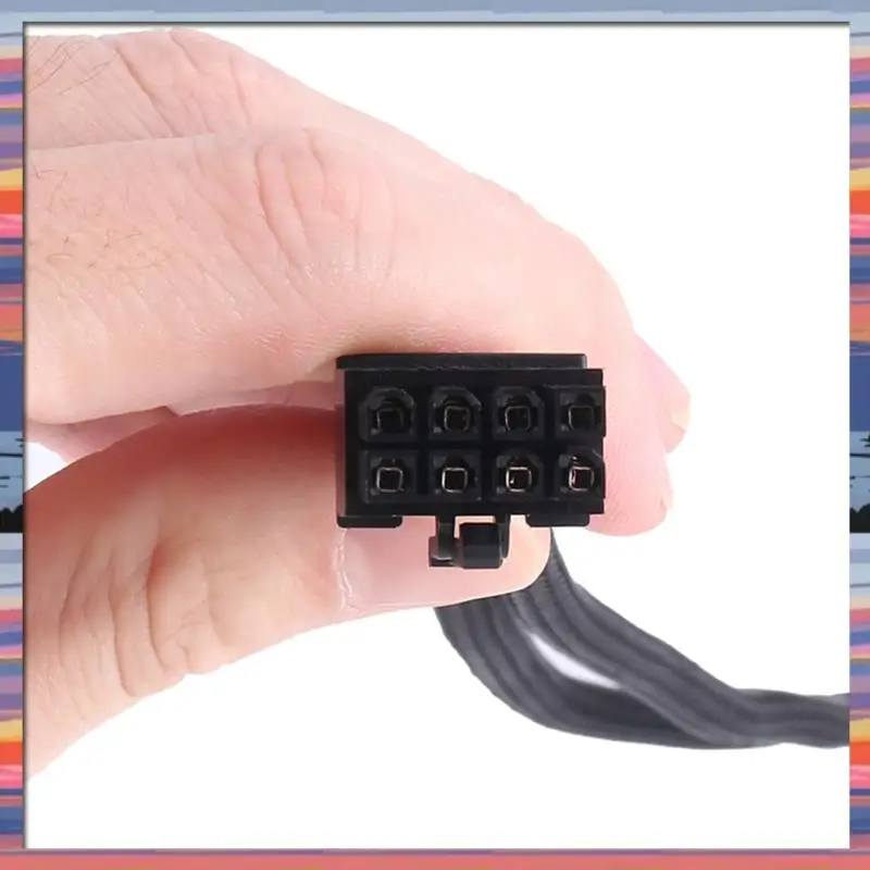 AC18 (garantido) 3X Dual Mini 6 pines a 8 pines PCI Express tarjeta de vídeo adaptador de corriente Cable con funda para Mac Pro Tower/Power Mac G5 1