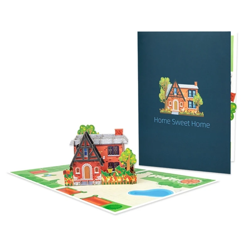 New House Popup Cards,Happy Movings Gift Cards,Welcomes Home Cards,New House Greetings Cards Realtor Tanks You Cards B03D