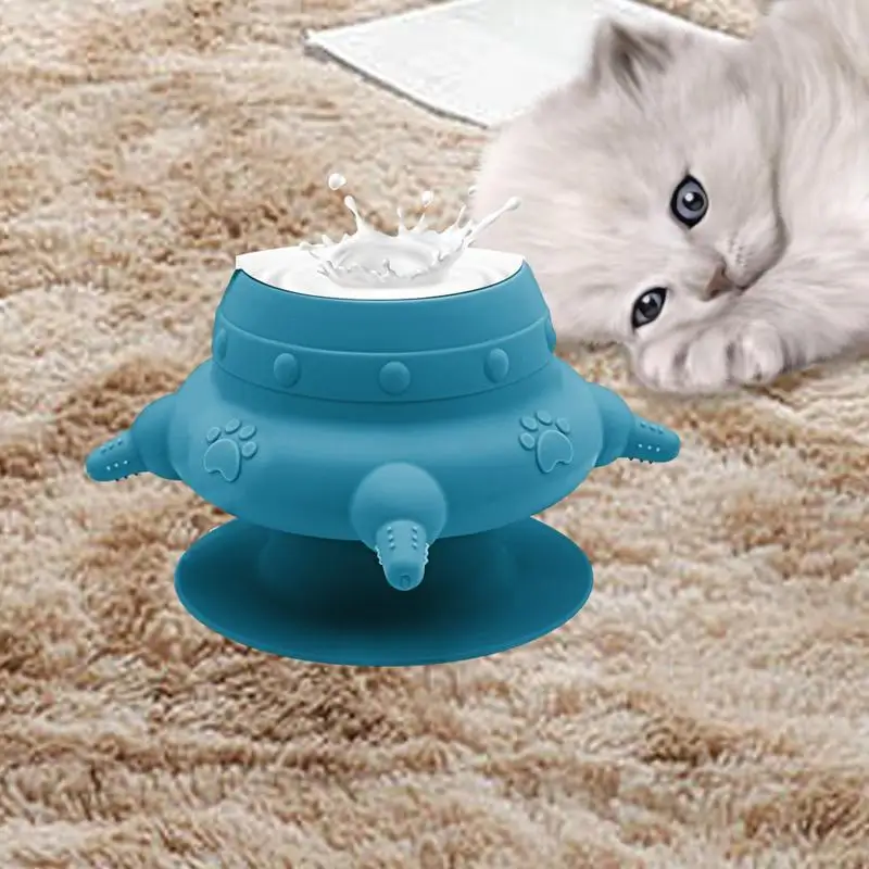 Puppy Feeding Bottle 4-Nipples Silicone Puppy Nursing Station 240ml Puppy Feeder Milk Bowl Kitten Nursing Bottle Feeder Bowl For