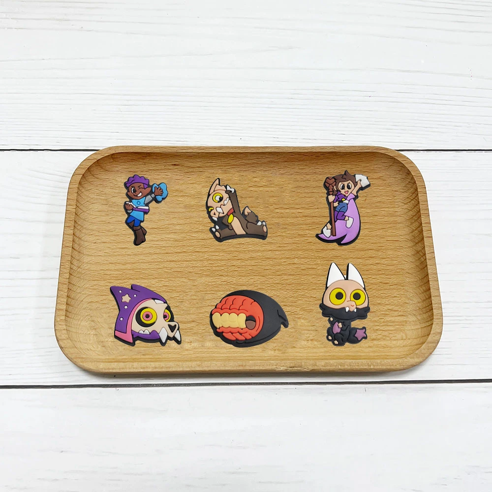 20 Stück Cartoon The Owl House für Serie PVC-Schuh-Charms, Zubehör, passend für Armbänder mit Loch, DIY, abnehmbare Kreativitätsgeschenke – Detail 9