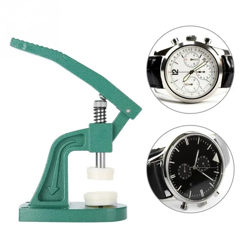 Crystal Watch Press Tool Wristwatch Back Case Cover Pressing With Dies Professional Watch Repair Tool Watchmaker