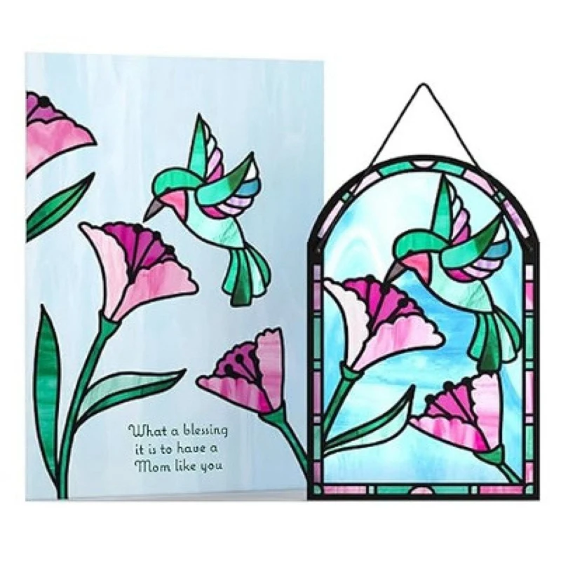 Blessing To Have A Mom Like You Bird Suncatcher Card