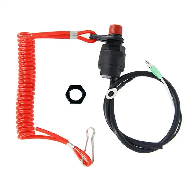 

Boat Urgency Switches Long-Lasting Waterproof Outboard Key Switches Boating Equipment Powersports Starters For Cycling Outdoor
