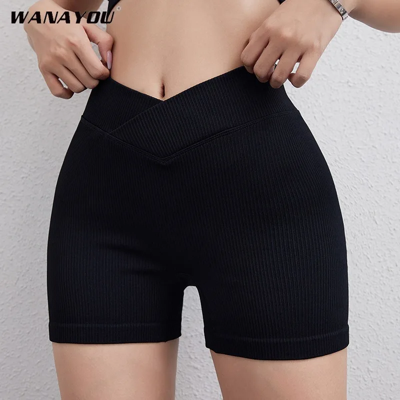 

2024 Lady Yoga Shorts High Waist Workout Shorts Fitness Yoga Lift Butt Fitness Women Yoga Gym Running Short Pants Sportswear