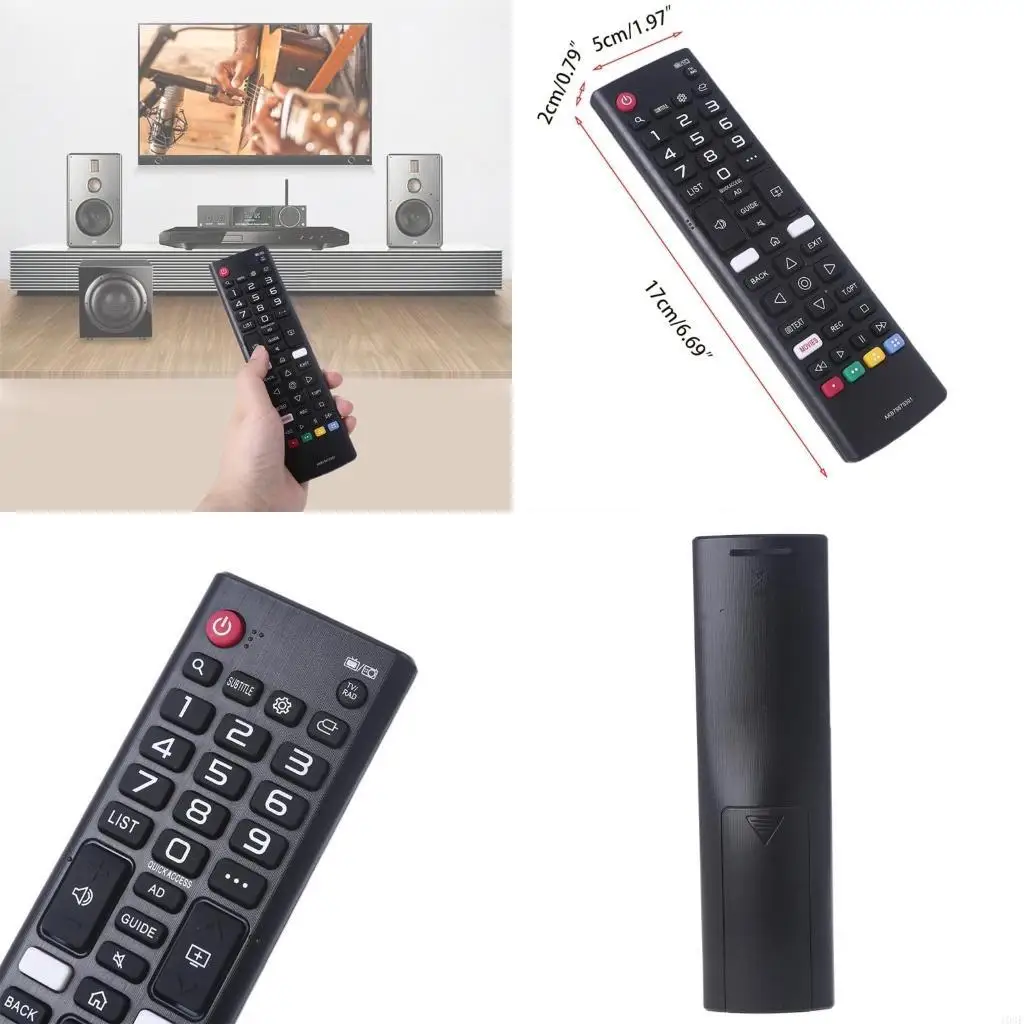 

103F Akb75675301 Remote Control With Netflix Movies Controller App for for Smart Akb75675311 Akb75675304