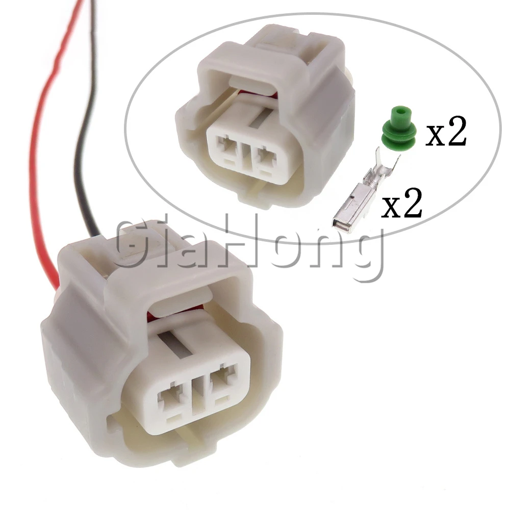 1 Set 2 Ways 6189-0189 Car AC Assembly Waterproof Plugs Sealed Connector Assembly Auto Electric Wiring Socket