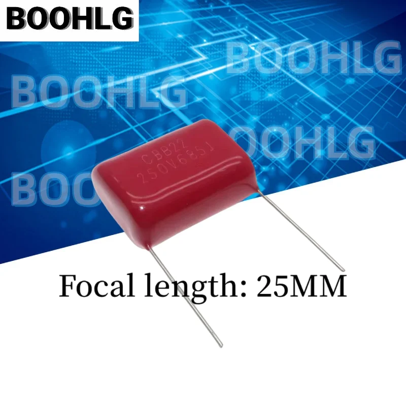 2PCS 400V685J 6.8UF Pitch 25MM 6800NF 400V 31MM 250V 685 630V 685J 41MM CBB Kondensator z folii polipropylenowej