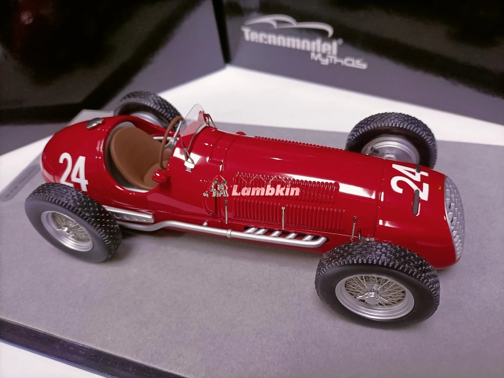 Tecnomodel 1/18 For Maranello  F125 GP 1950 No24 San Remo Formula 1 Race Car Model Collectible Classic Miniature