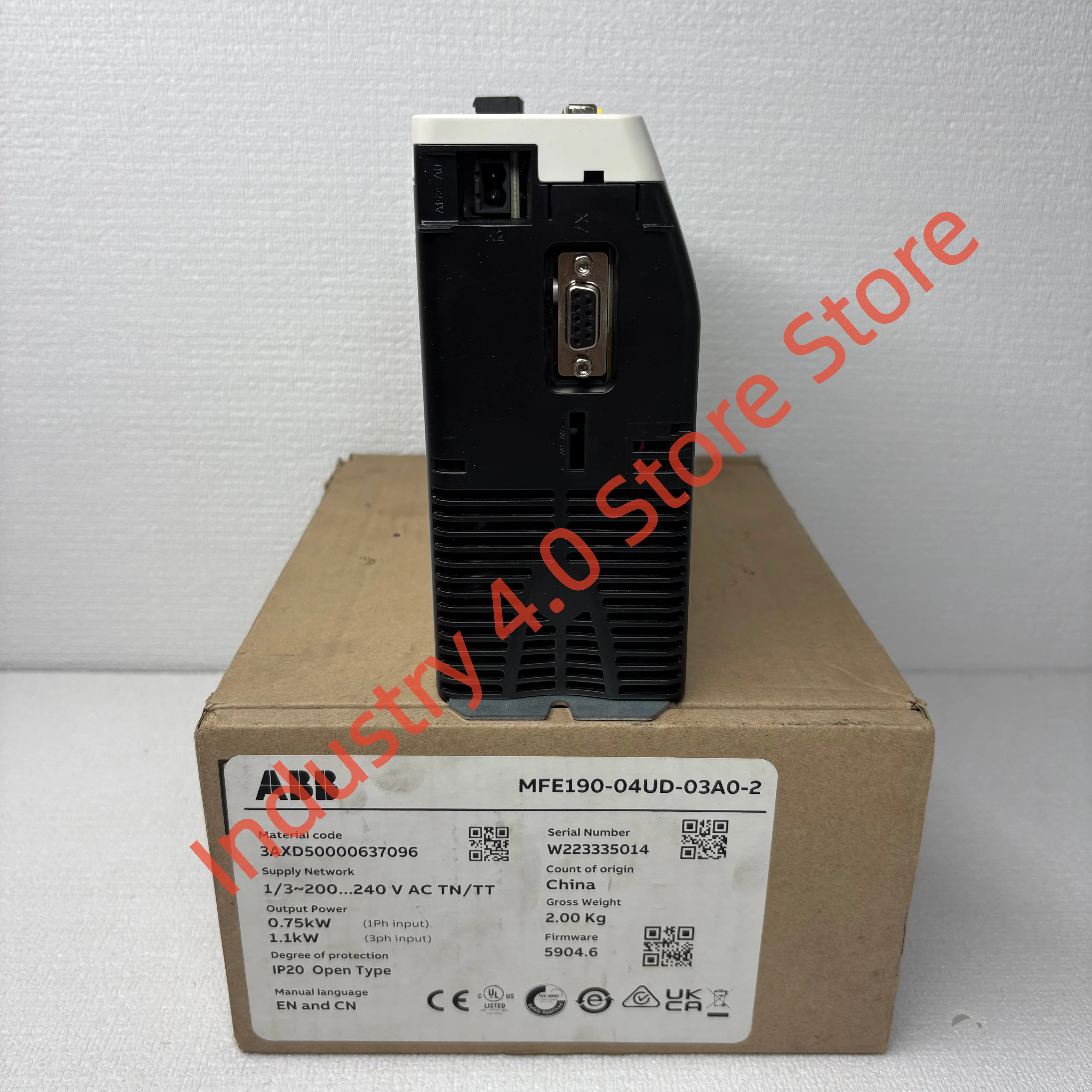

Новый оригинальный сервопривод MFE190-04UD-03A0-2(3AXD50000637096)