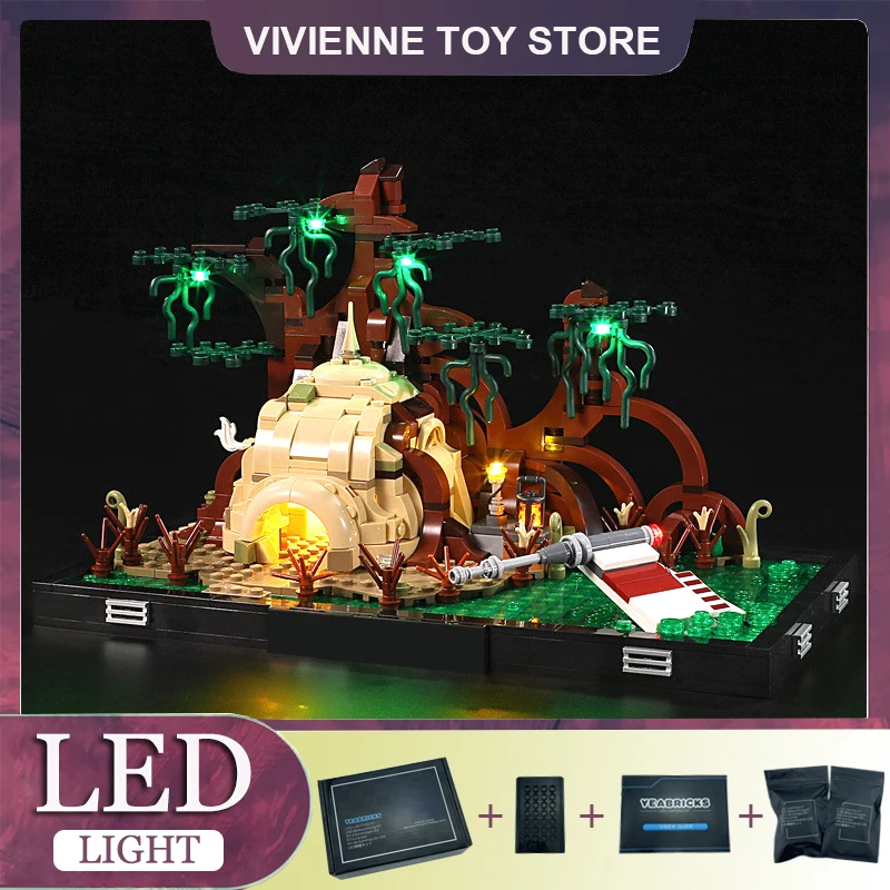 DIY LED Light Kit For LEGO 75330 Wars Training Diorama (Only LED Light,Without Blocks Model)