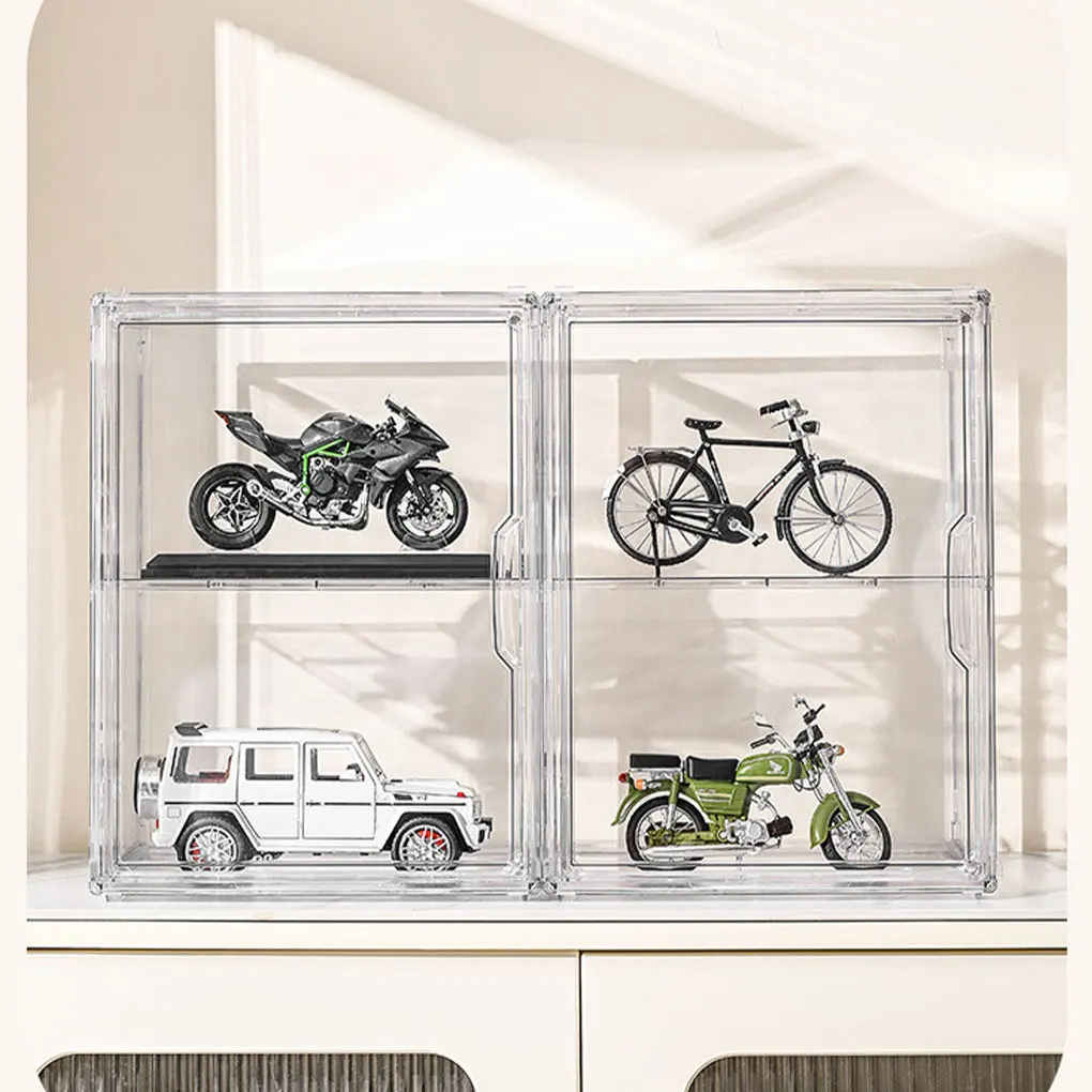 

ABS Dustproof Desktop Storage Stand For Transparent Models Internal Condition Of Transparent