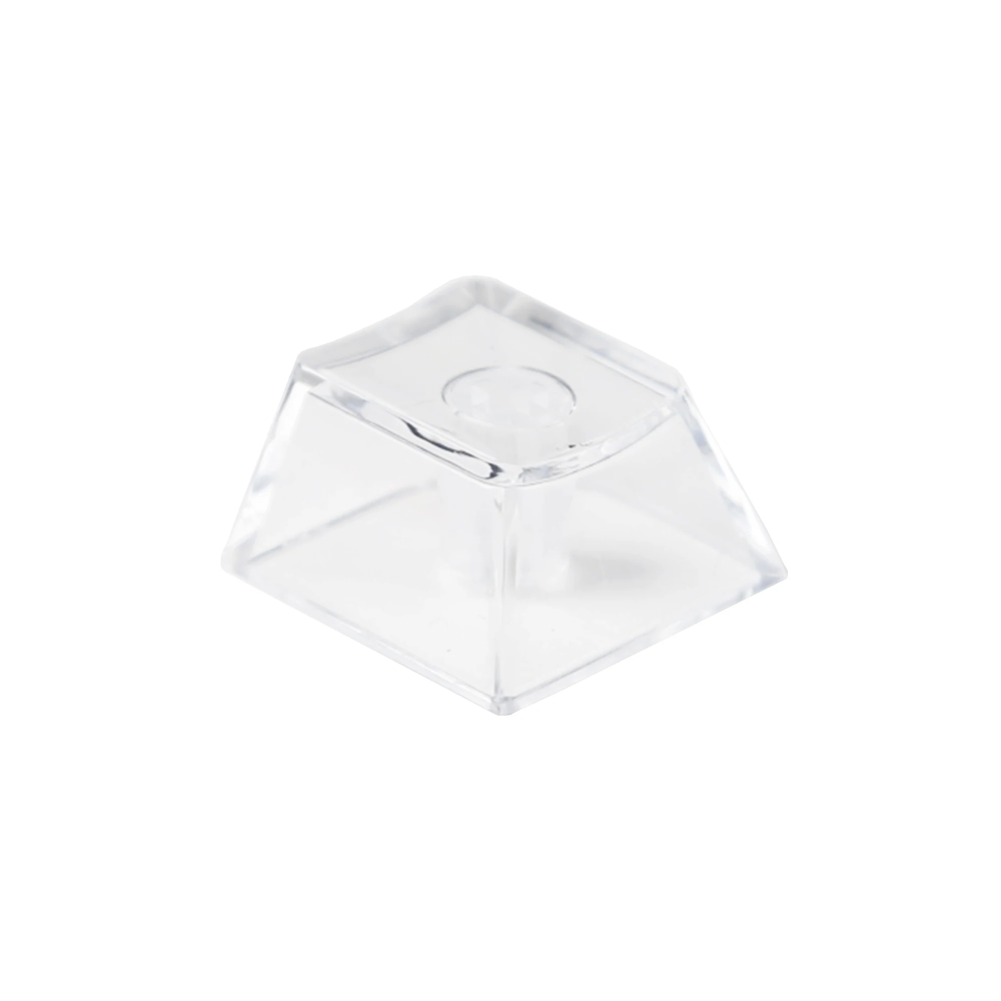 20 Pcs Cherry Profile Transparent PC Material Blue Black White Red Purple 1u R4 Blank Custom Keycaps For Keycap DIY
