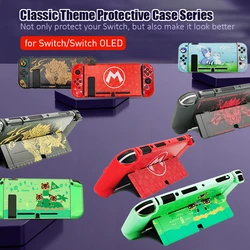 Carcasa protectora para Nintendo Switch, carcasa dura para Nintendo Switch, cubierta fina, piel colorida, NS, accesorios OLED