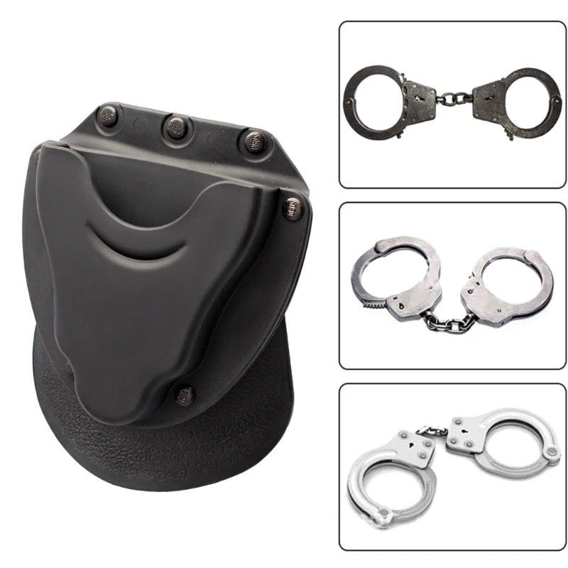 Lightweight Tactic Handcuff Case Polices Holsters Bag ABS Plastic Holder Handcuff Case Tactic Hunting Accessories