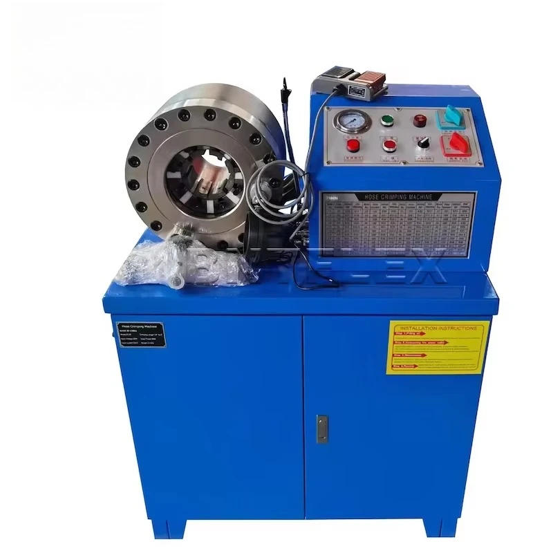

380v 3kw HZ-50D Manufacture's Multi-Function Automatic Pipe Fitting Hydraulic Horizontal Hose Crimping Machine For Rubber