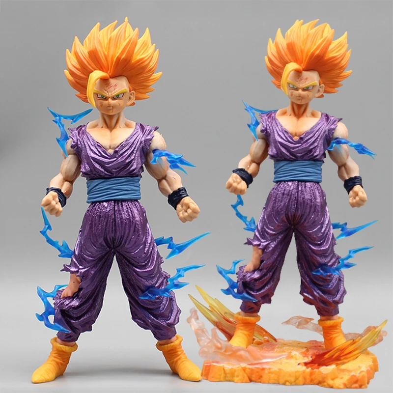 

Anime Wolf Gohan Dragon Ball Z Model Super Saiyan 2 Son Gohan Action Figure Gk Statue PVC Collection Anime Peripheral Toy Gift