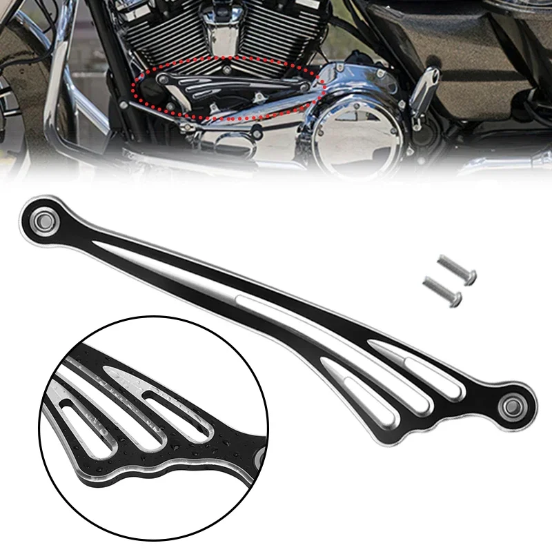 Black Motorcycle Wing CNC Gear Shift Lever Shift Linkage Aluminum For Harley Touring Road King Softail Street Glide Trike 97-22