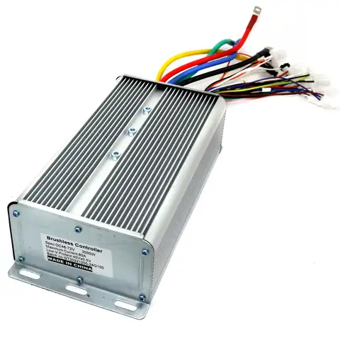 GREENTIME 24 MOSFET 48-72V 3000W 80Amax BLDC-K motor controller, EV brushless speed controller, sensor&sensorless