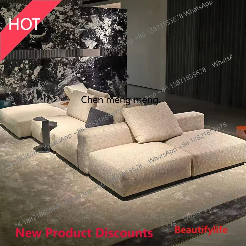 P32 Minimalist back-to-back double-sided sofa, large flat-layer household, sofa combination