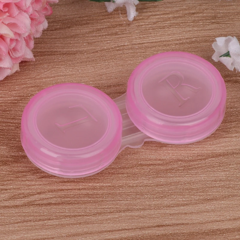 Lens Box Mini Random Plastic Soaking Portable Travel Contact Storage Case Holder New Dropship