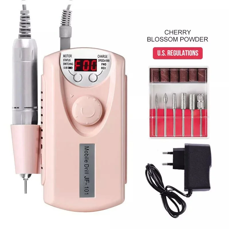 30000RPM Charging and Grinding Electromechanical Nail Grinding Machine Manicure Remover Nail Salon Special Tool