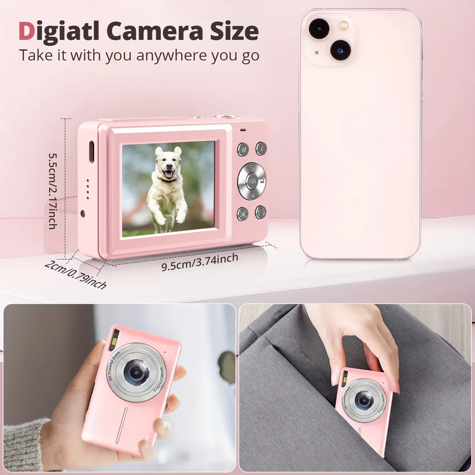 DC403 44MP HD Digital Camera 16X Digital Zoom Cameras Support For