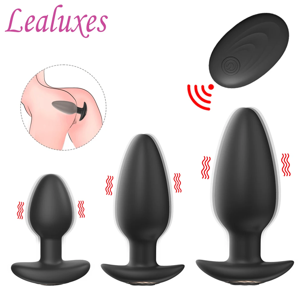 Wireless Remote Control Vibrating Anal Butt Plug Prostate Massager Sex Toys For Women Men Gay Clitoris Stimulator Vibrator