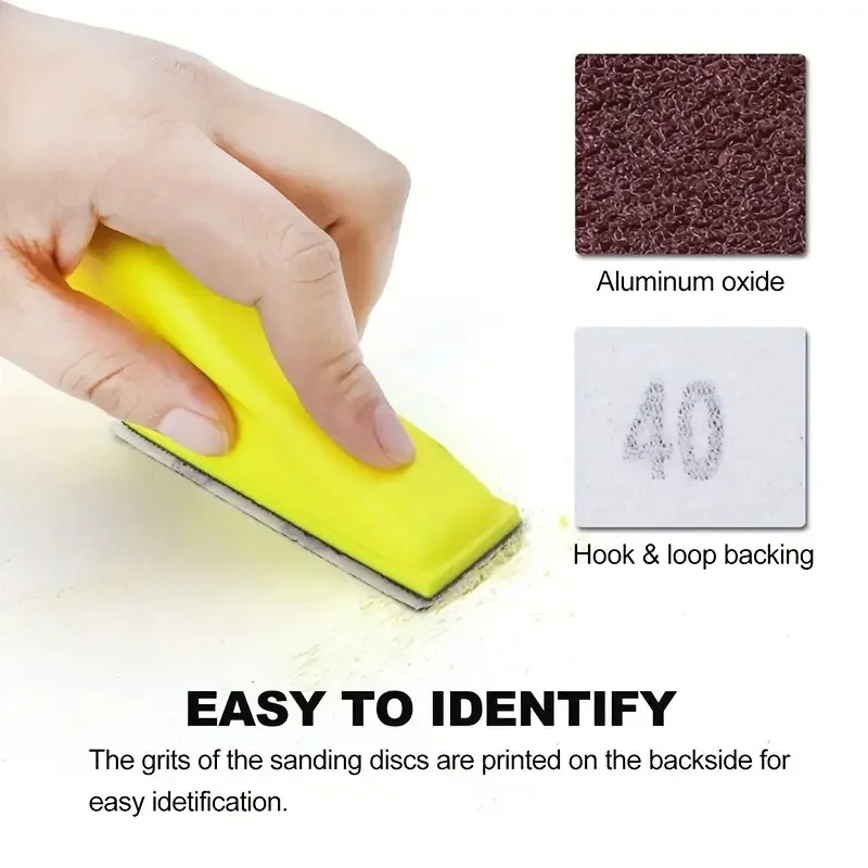 101pcs Manual Sander Kit Detail Sanding Refill 3.5 \