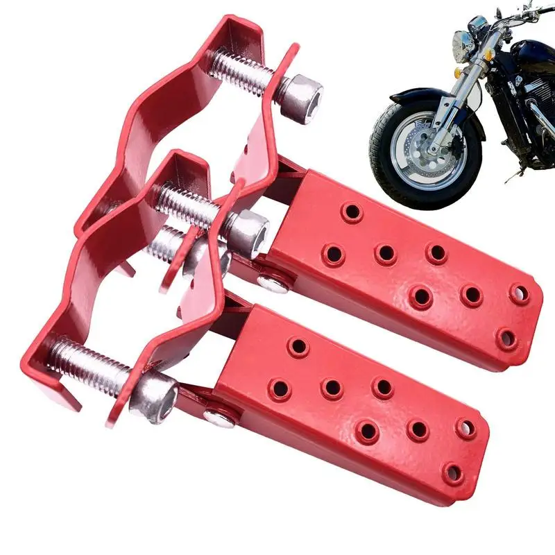 Foldable Motorcycle Pedal Universal Foldable Foot Pedals Universal Motocross Passenger Pedal Retro Modification Accessories