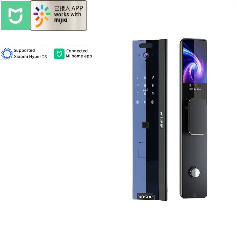 S12M for xiaomi Mijia Mihome App  Smart Home Fingerprint Doorbell with 3D Face & Palm Vein Camera Digital Electronic Lock