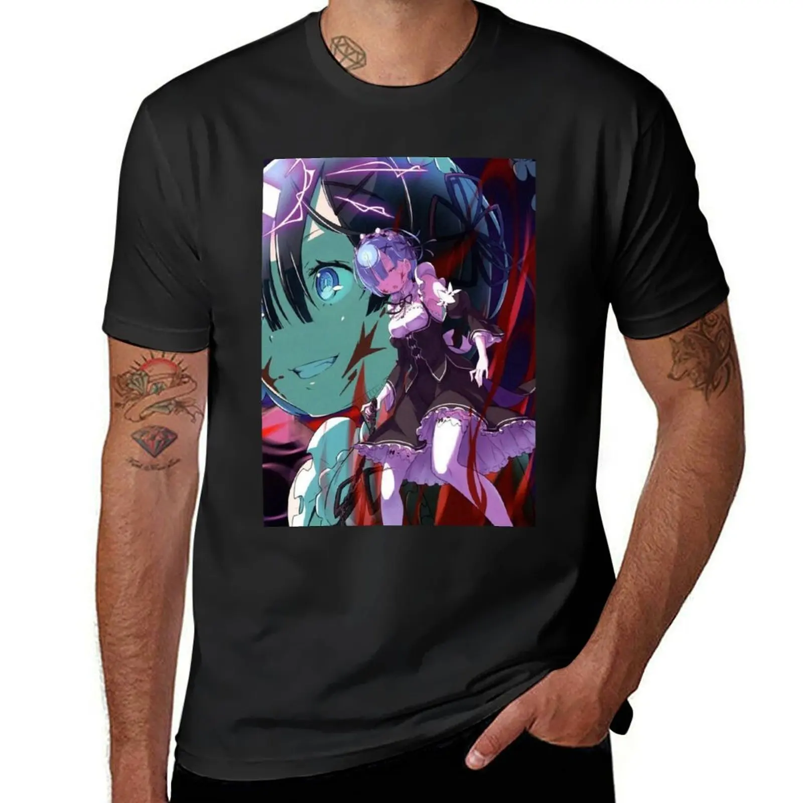 Re zero T-Shirt tees quick-drying mens clothing