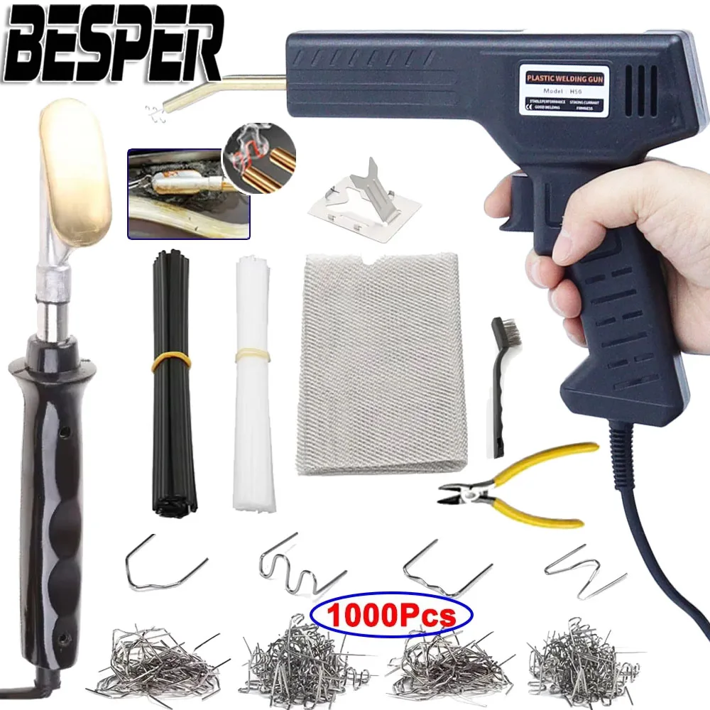 50W EU Plastic Welding Machine Soldering Iron for Plastic Staple PVC Repairing Machine Car Bumper Repair Tools