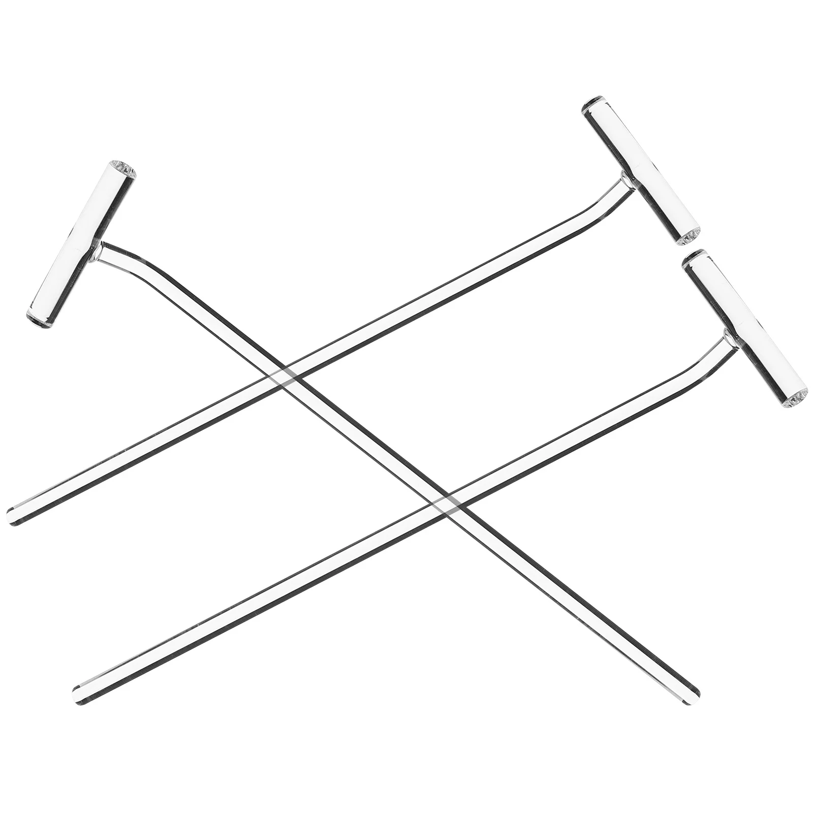 

3Pcs Cell Spreaders Glass Lab Sticks T-Shaped Durable Laboratory Tools Accurate Science Experiment Cell Applicators