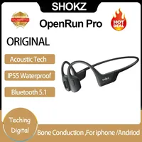 Original Shokz OpenRun Pro S810 Bone Conduction Earphone IP55 Waterproof Wireless Headsets Bluetooth 5.1 Sport Earbuds Open-Ear