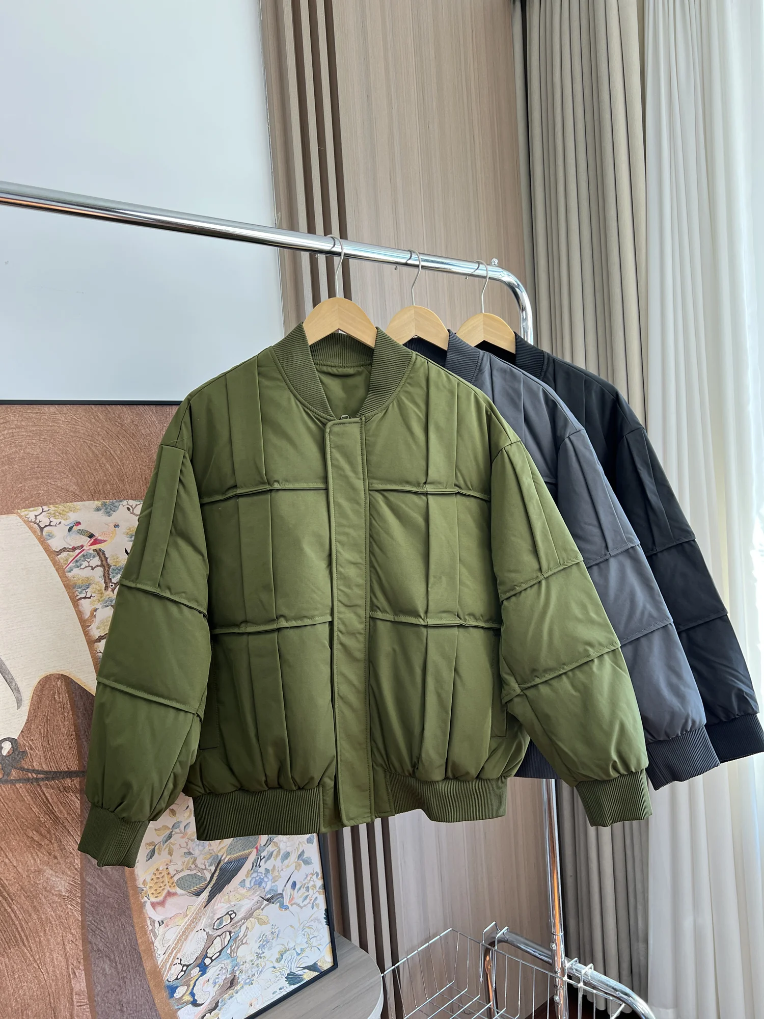 

Высококачественная мужская куртка из 90% белого пуха, свободного кроя, легкая, теплая, с воротником-бомбером, утепленная, модная городская верхняя одежда