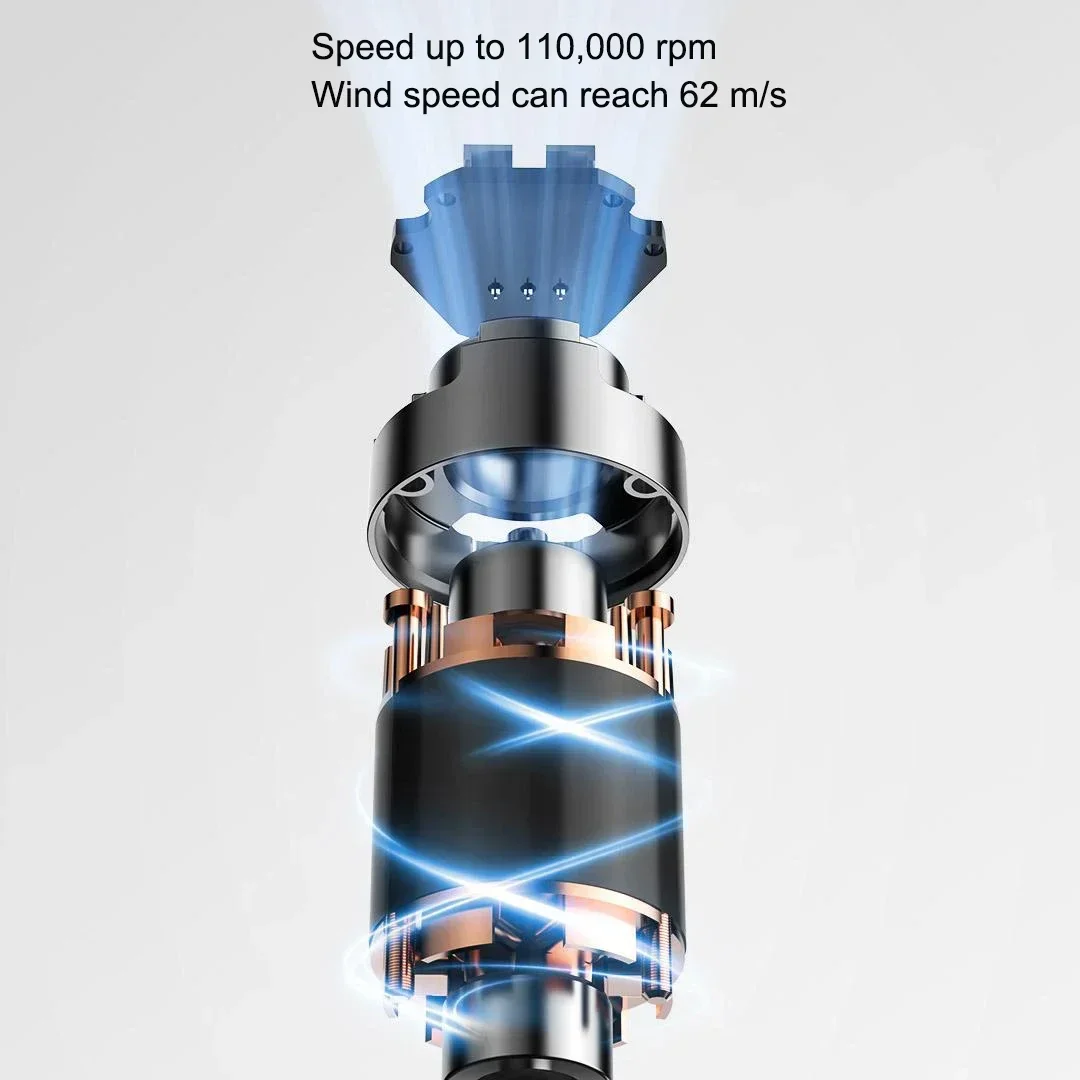 XIAOMI-secador de pelo Mijia H501SE, secador de pelo profesional de alta velocidad con iones negativos, 62 m/s, 2023 W, 1600