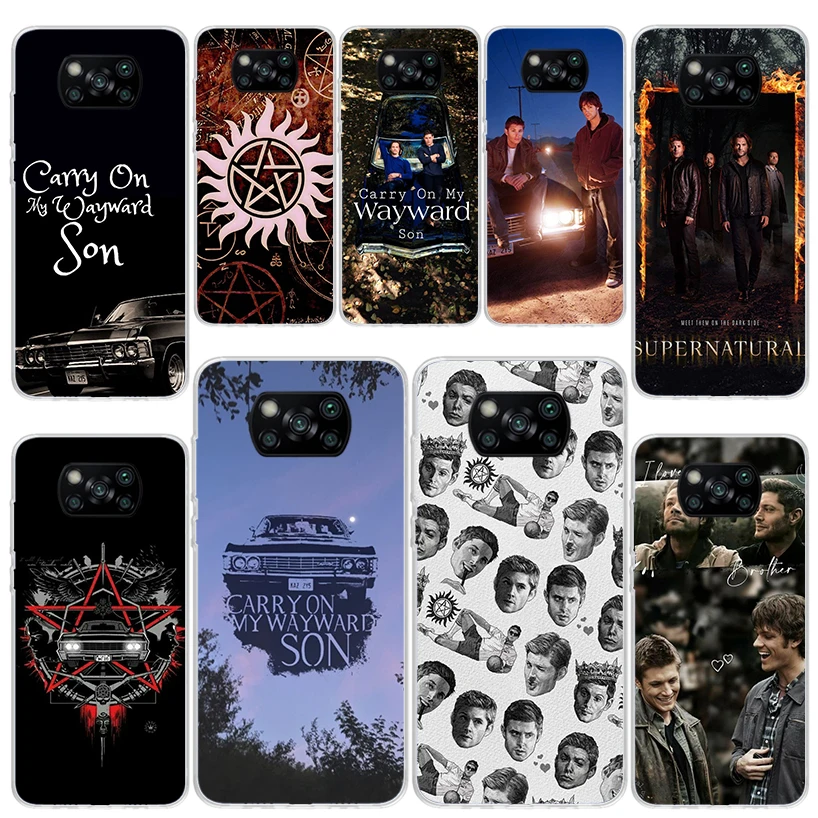 Babaite Supernatural SPN Dean And Sam Soft Silicone Phone Case For Xiaomi Poco X3 NFC X4 GT X5 X6 F6 F5 Pro F4 F3 F2 F1 M5S M4 M