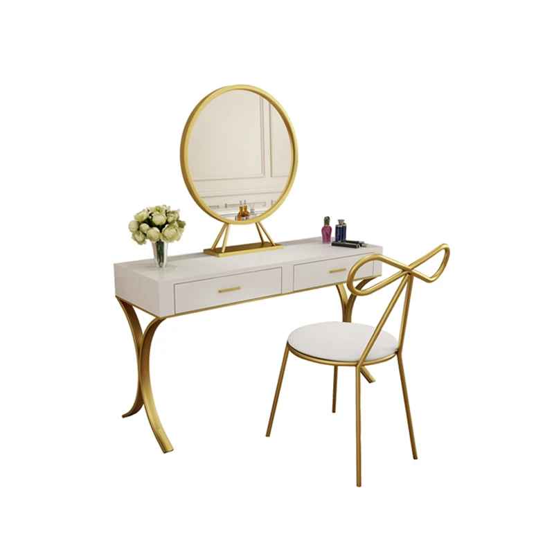 

Dresser Wooden Makeup Dresser and Chair