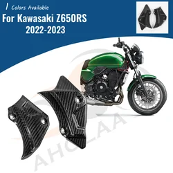 Motorcycle Front Frame Side Panels Cover Fairing Cowl for Kawasaki Z 650 Z650 RS 2021-2024 Z650RS Real Carbon Fiber Accessories